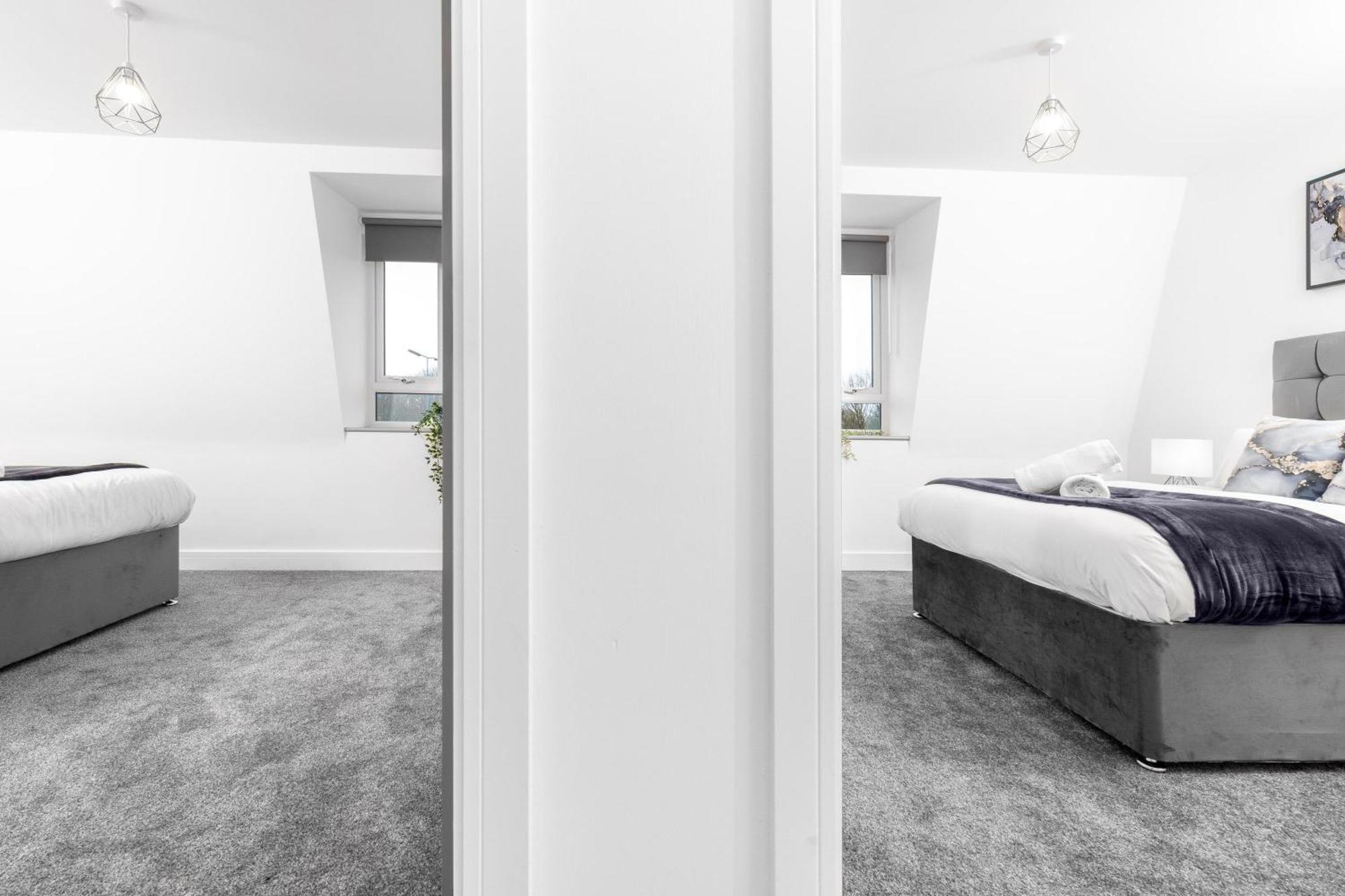 Stylish 2 Bedroom Apartment - Balcony - Secure Parking - Top Rated - 5Mc Бірмінгем Екстер'єр фото